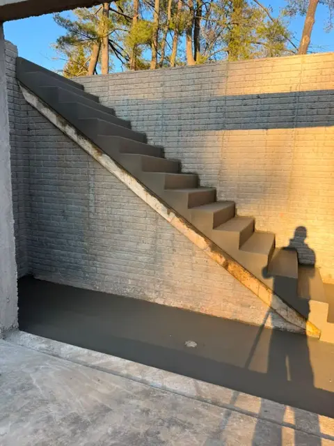 Concrete foundation