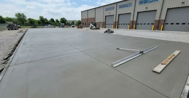 Commercial concrete slab